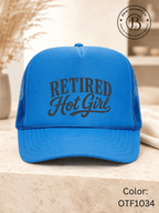 GELI1025: Retired Hot Girl Trucker Hat
