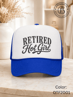 GELI1025: Retired Hot Girl Trucker Hat