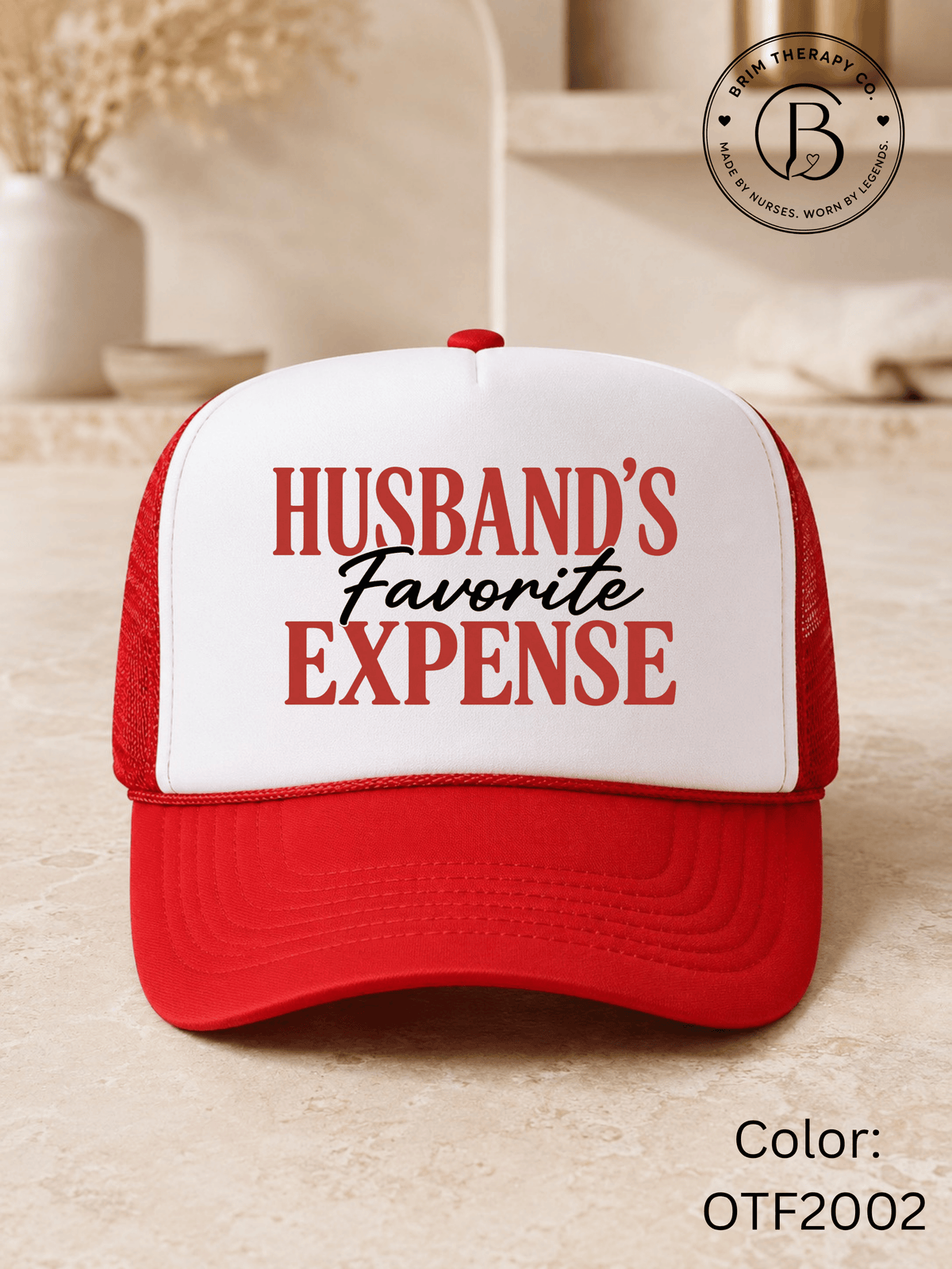 GELI1026: Husband's Favorite Expense Trucker Hat