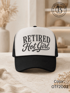 GELI1025: Retired Hot Girl Trucker Hat