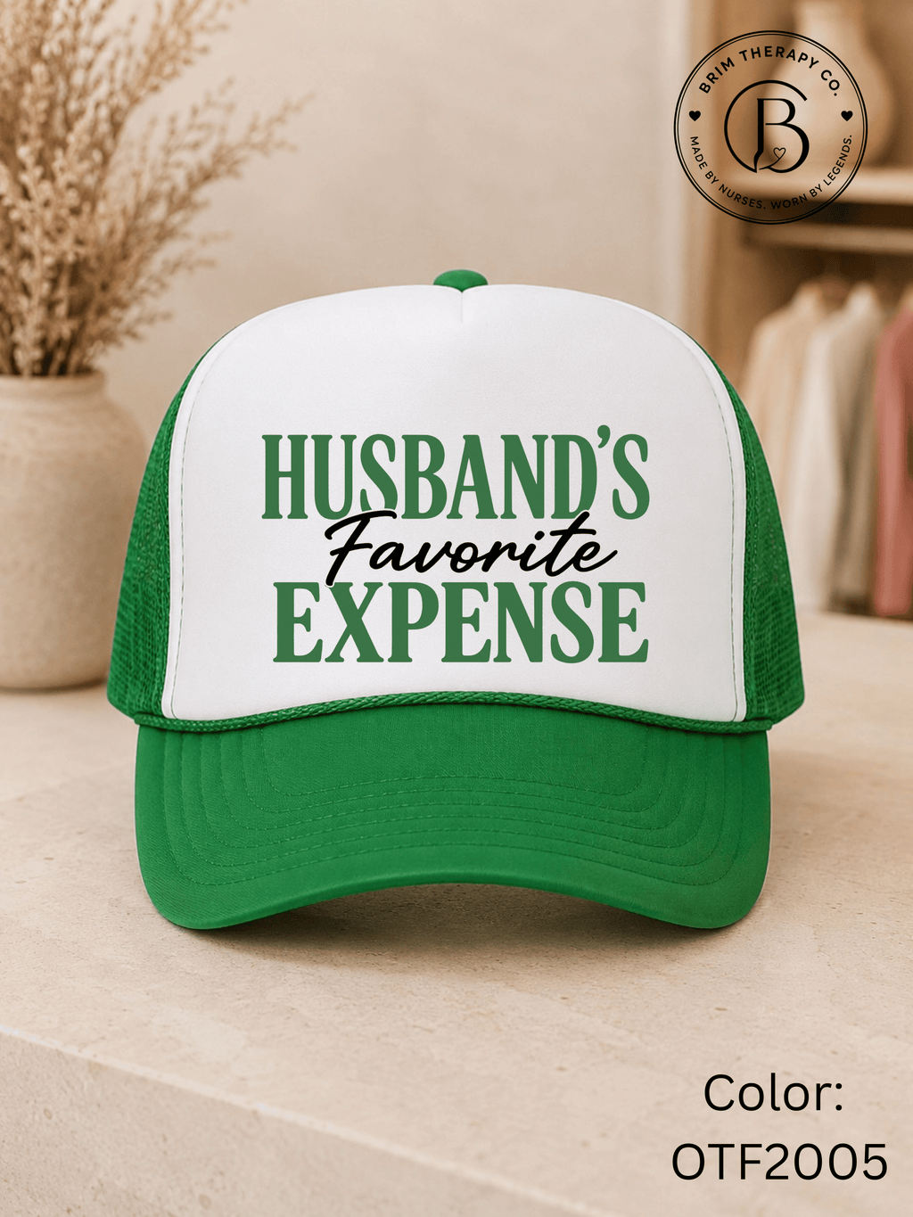 GELI1026: Husband's Favorite Expense Trucker Hat