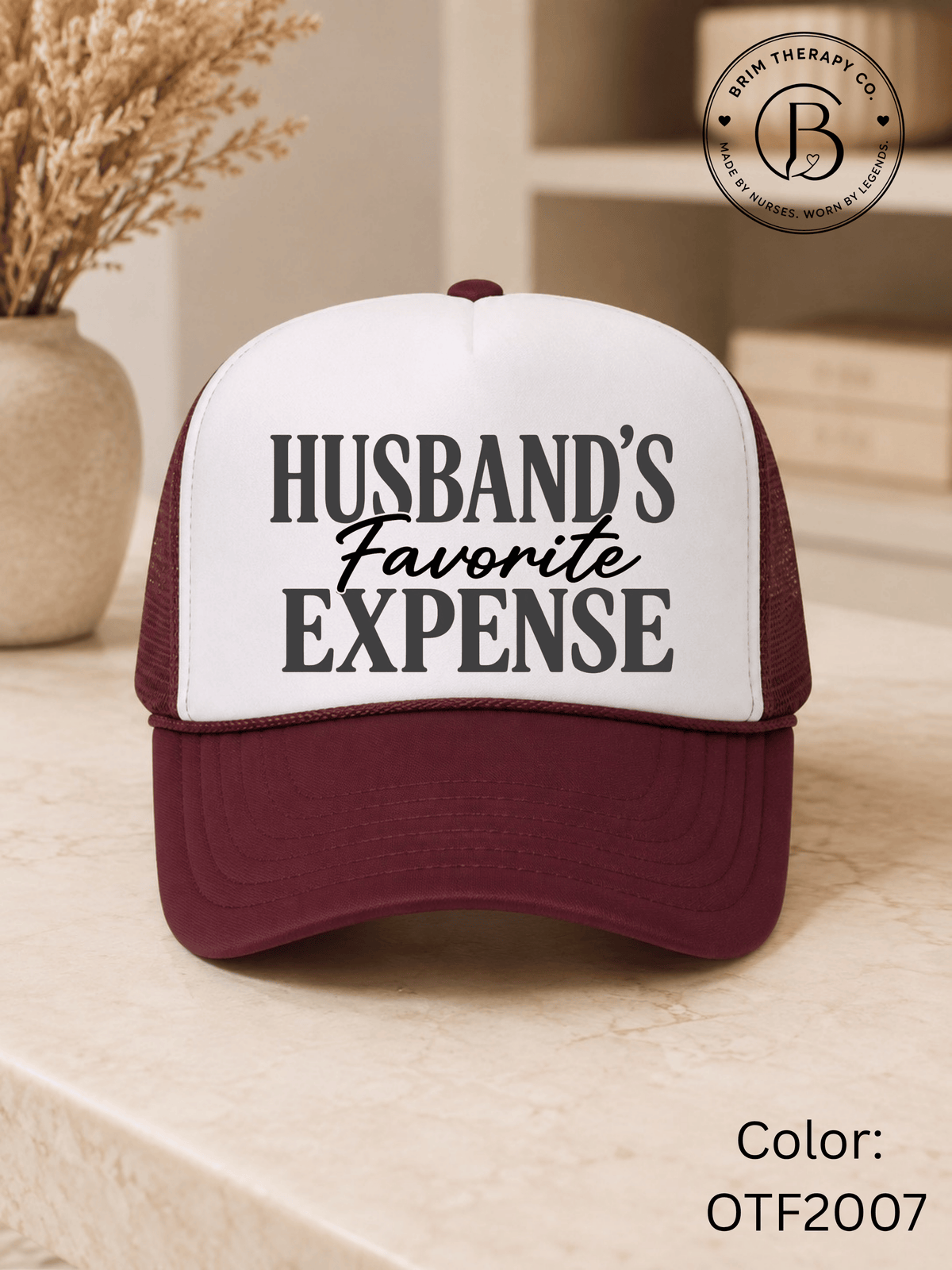 GELI1026: Husband's Favorite Expense Trucker Hat