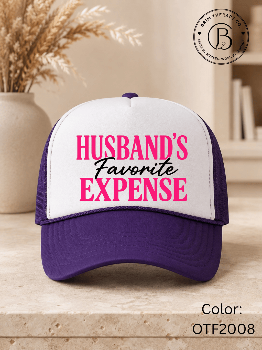 GELI1026: Husband's Favorite Expense Trucker Hat