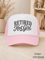 GELI1025: Retired Hot Girl Trucker Hat