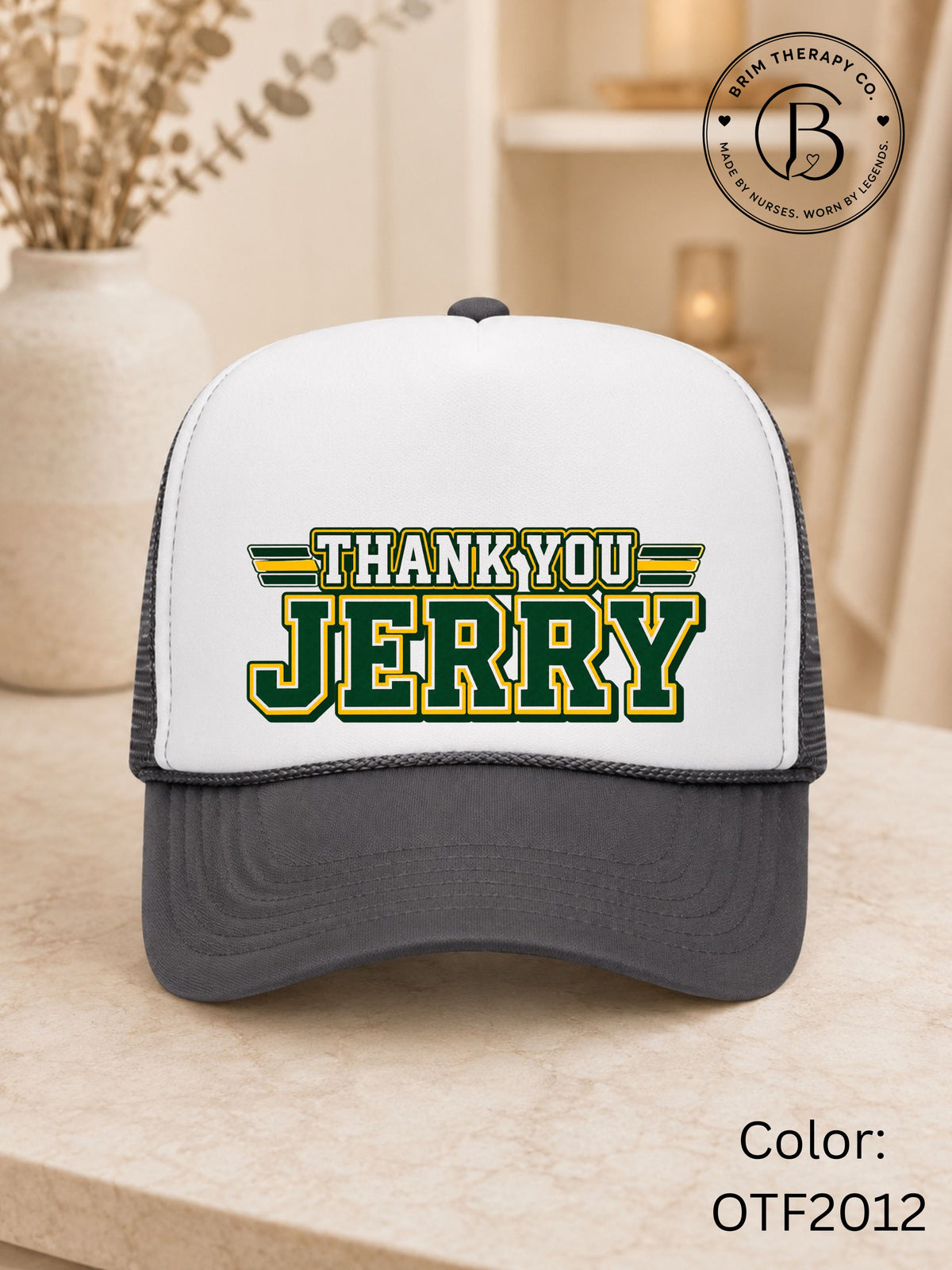 SPFB1242: Thank you Jerry Game Day Trucker Hat