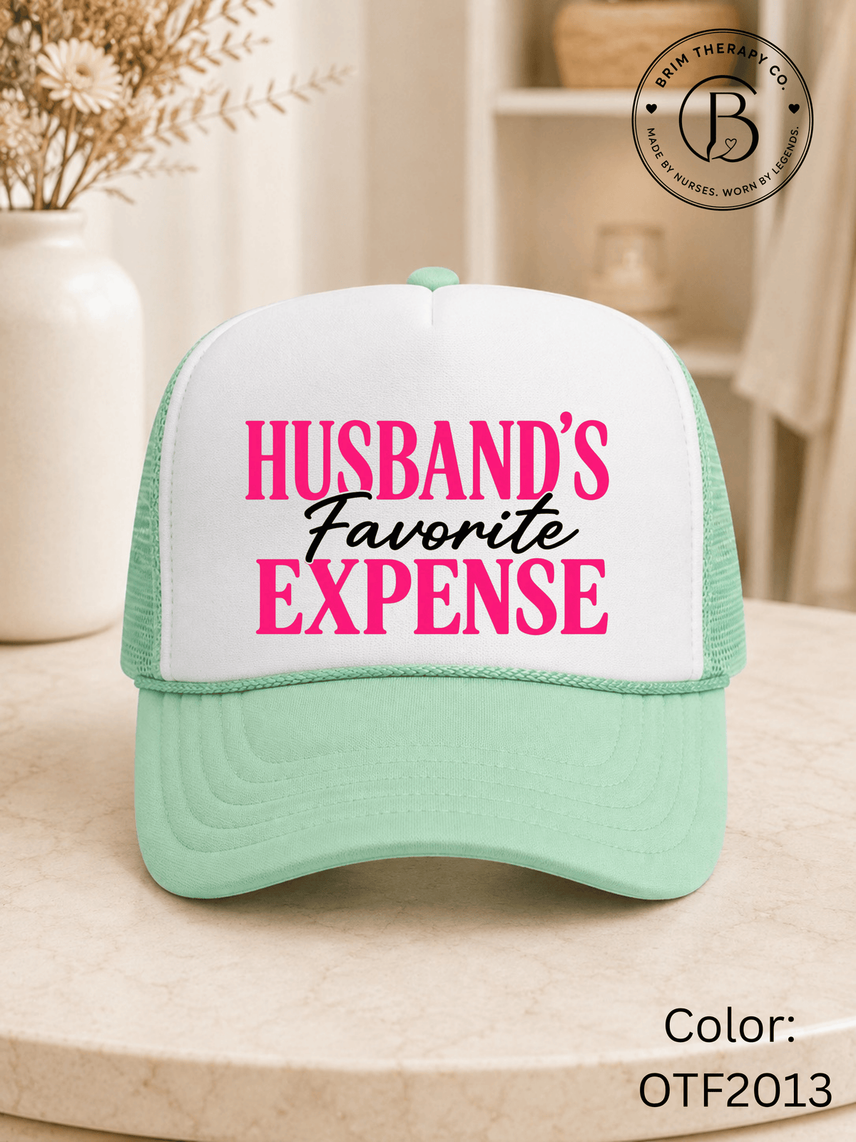 GELI1026: Husband's Favorite Expense Trucker Hat