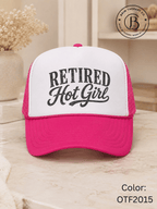 GELI1025: Retired Hot Girl Trucker Hat