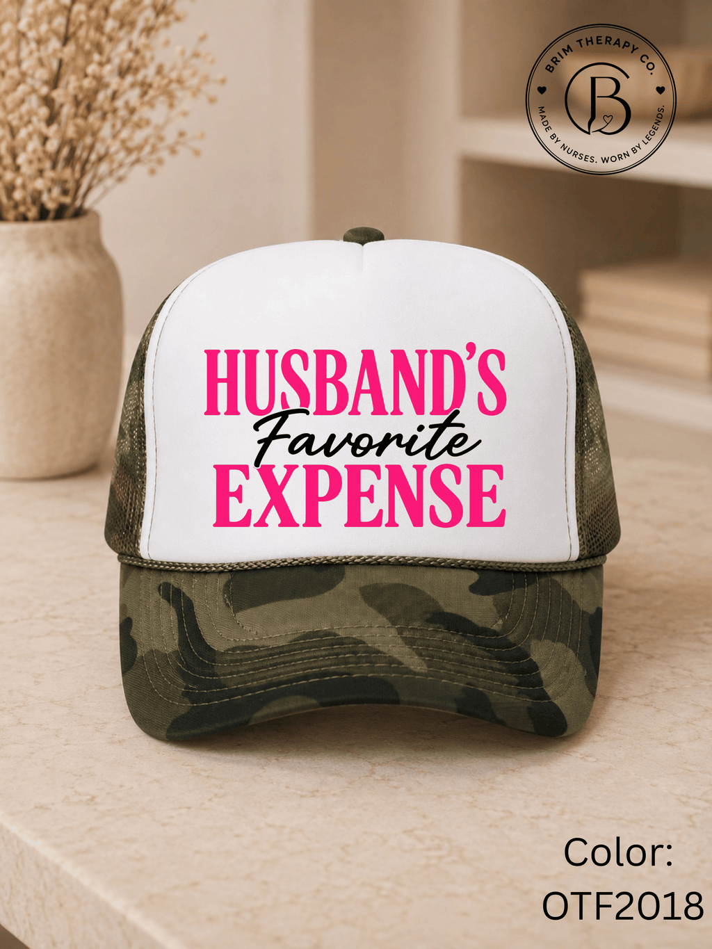 GELI1026: Husband's Favorite Expense Trucker Hat
