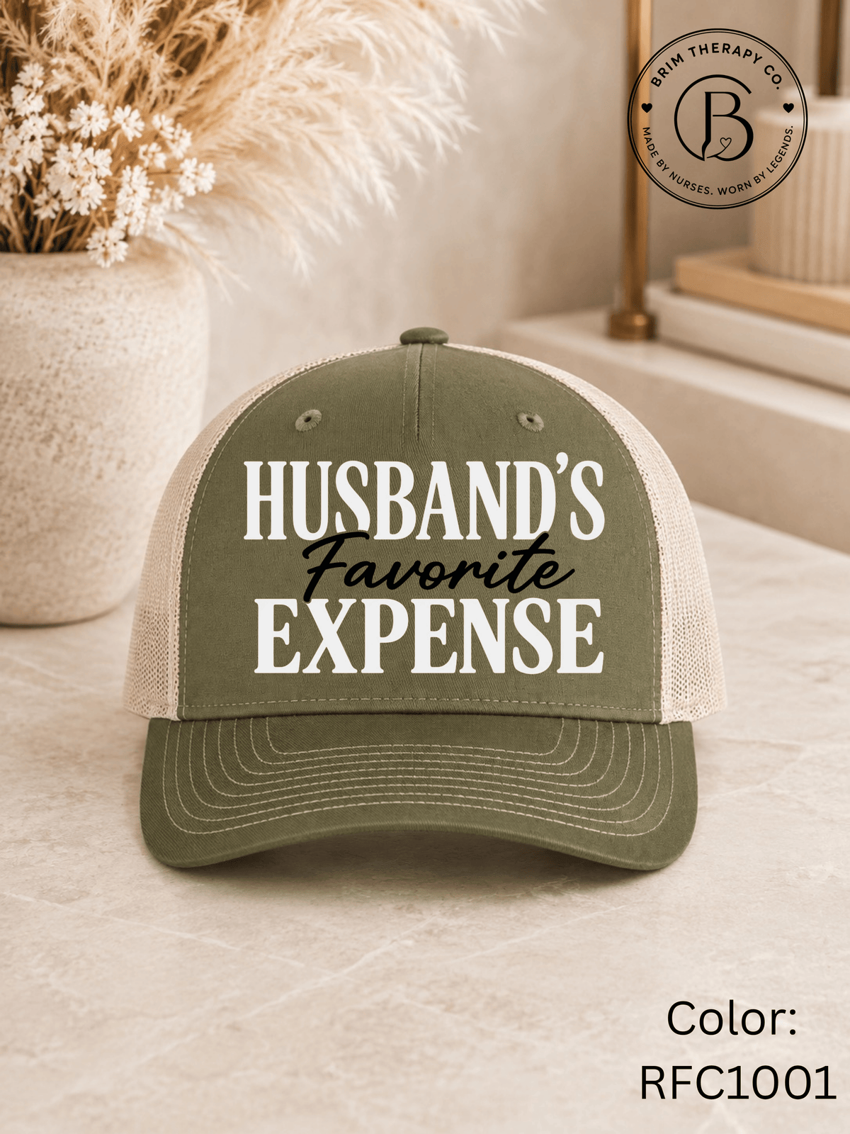 GELI1026: Husband's Favorite Expense Trucker Hat