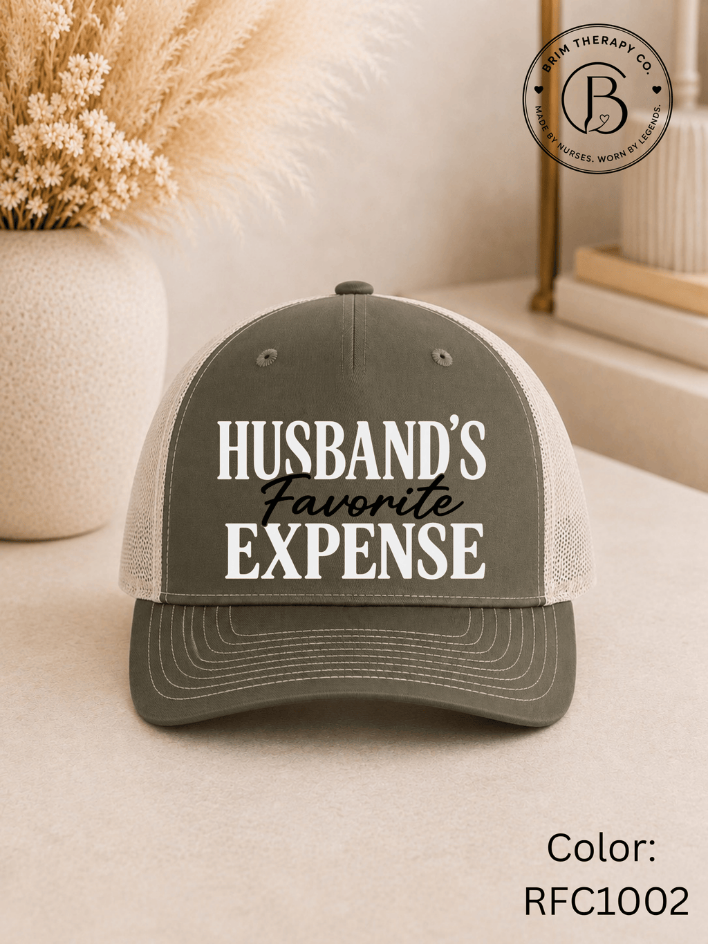 GELI1026: Husband's Favorite Expense Trucker Hat