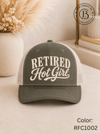 GELI1025: Retired Hot Girl Trucker Hat