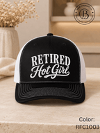 GELI1025: Retired Hot Girl Trucker Hat