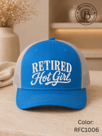 GELI1025: Retired Hot Girl Trucker Hat