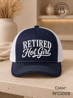 GELI1025: Retired Hot Girl Trucker Hat