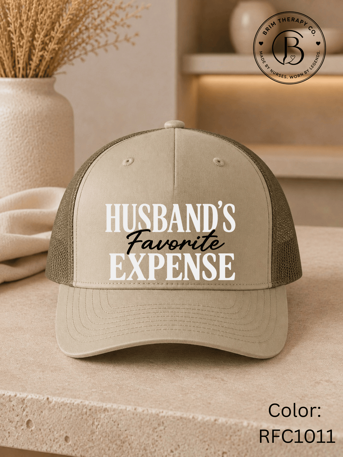 GELI1026: Husband's Favorite Expense Trucker Hat