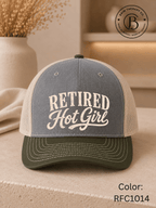 GELI1025: Retired Hot Girl Trucker Hat