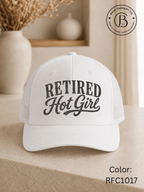 GELI1025: Retired Hot Girl Trucker Hat