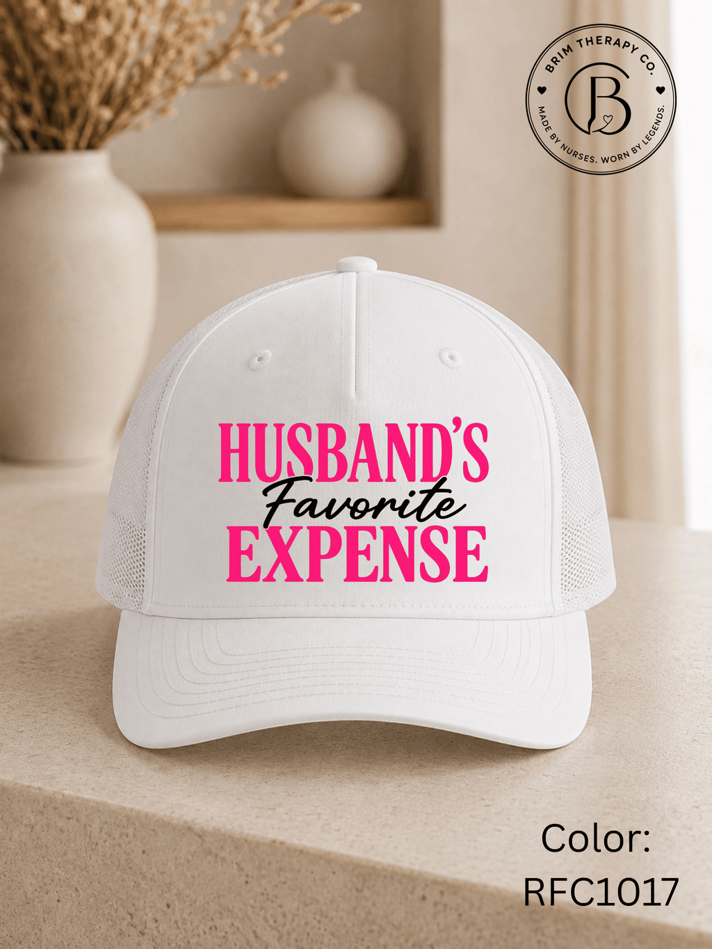 GELI1026: Husband's Favorite Expense Trucker Hat