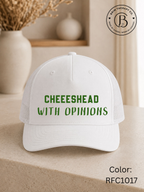 SPFB1304: Cheesehead with Opinions Trucker Hat