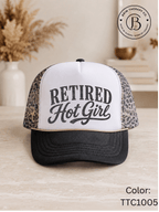 GELI1025: Retired Hot Girl Trucker Hat