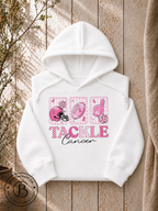 SPFB1273: Tackle Cancer Pink Out Football Tee