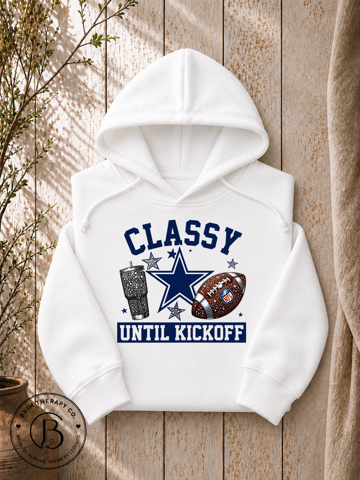SPFB1121: Classy Until Kickoff Dallas Game Day Tee