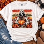 Ghostface Goes to the Pumpkin Patch Tee