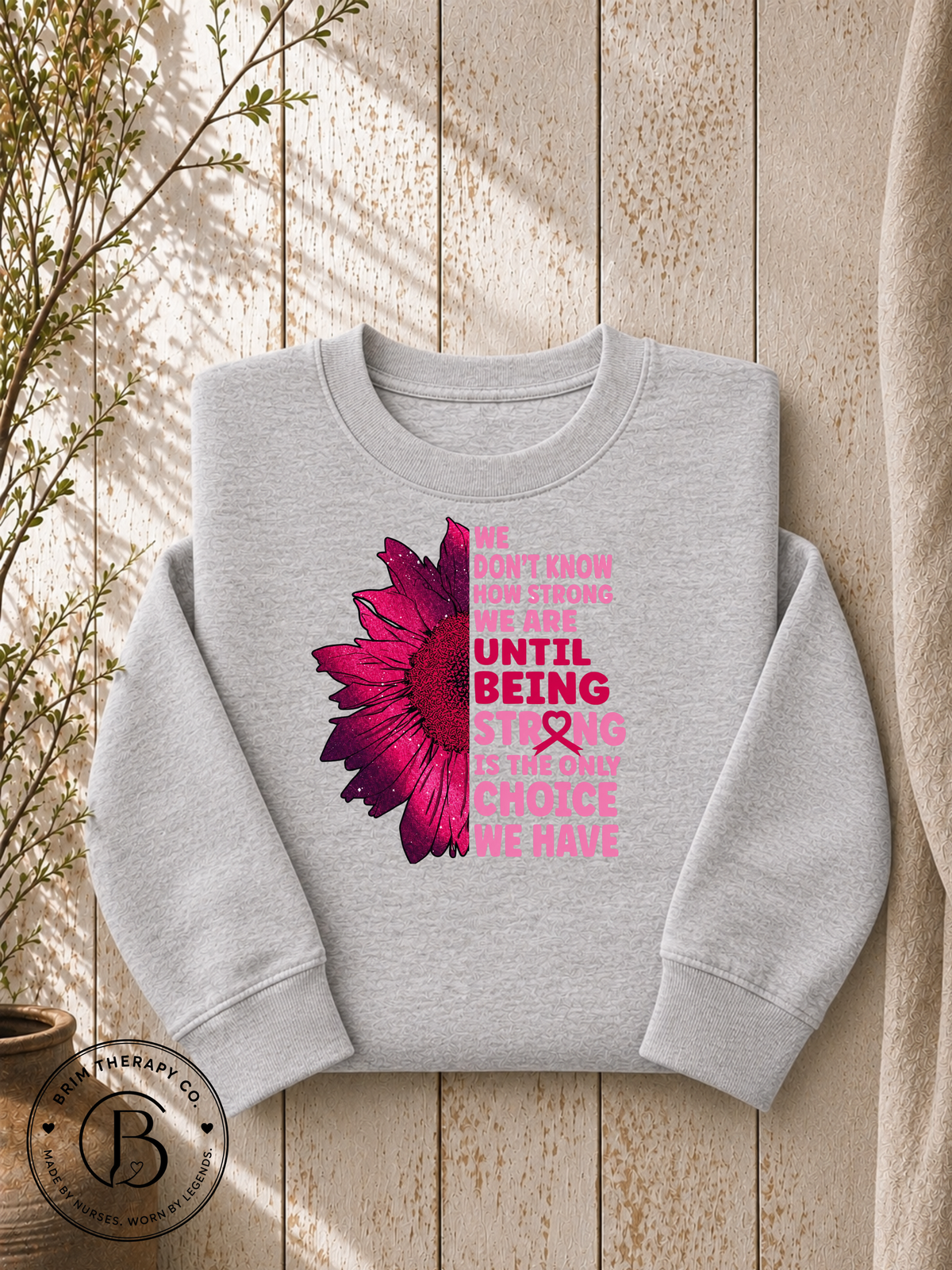GELI1100: Strong Is the Only Choice Breast Cancer Awareness Tee