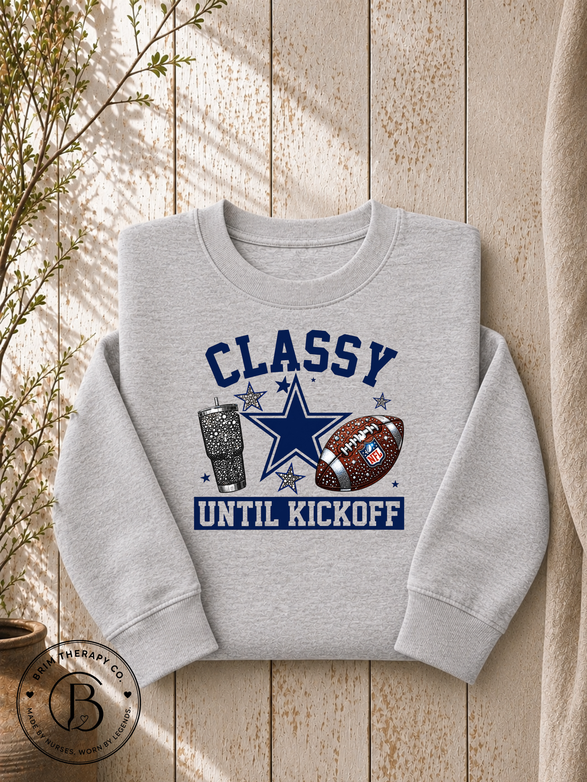 SPFB1121: Classy Until Kickoff Dallas Game Day Tee