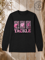 SPFB1273: Tackle Cancer Pink Out Football Tee