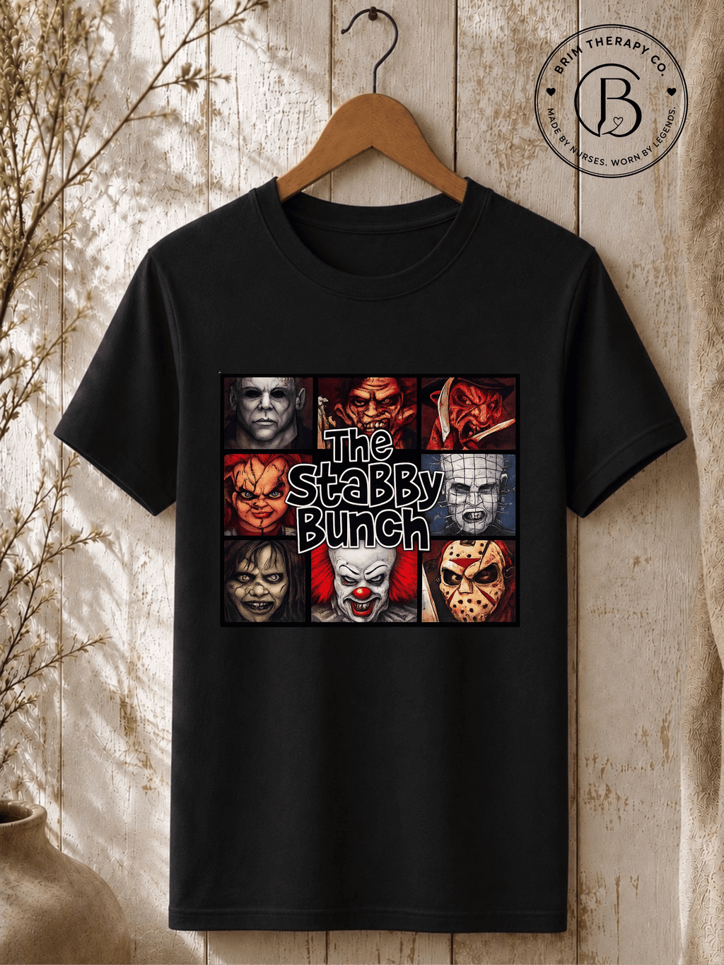 SEHL1029: The Stabby Bunch Horror Movie Halloween Tee