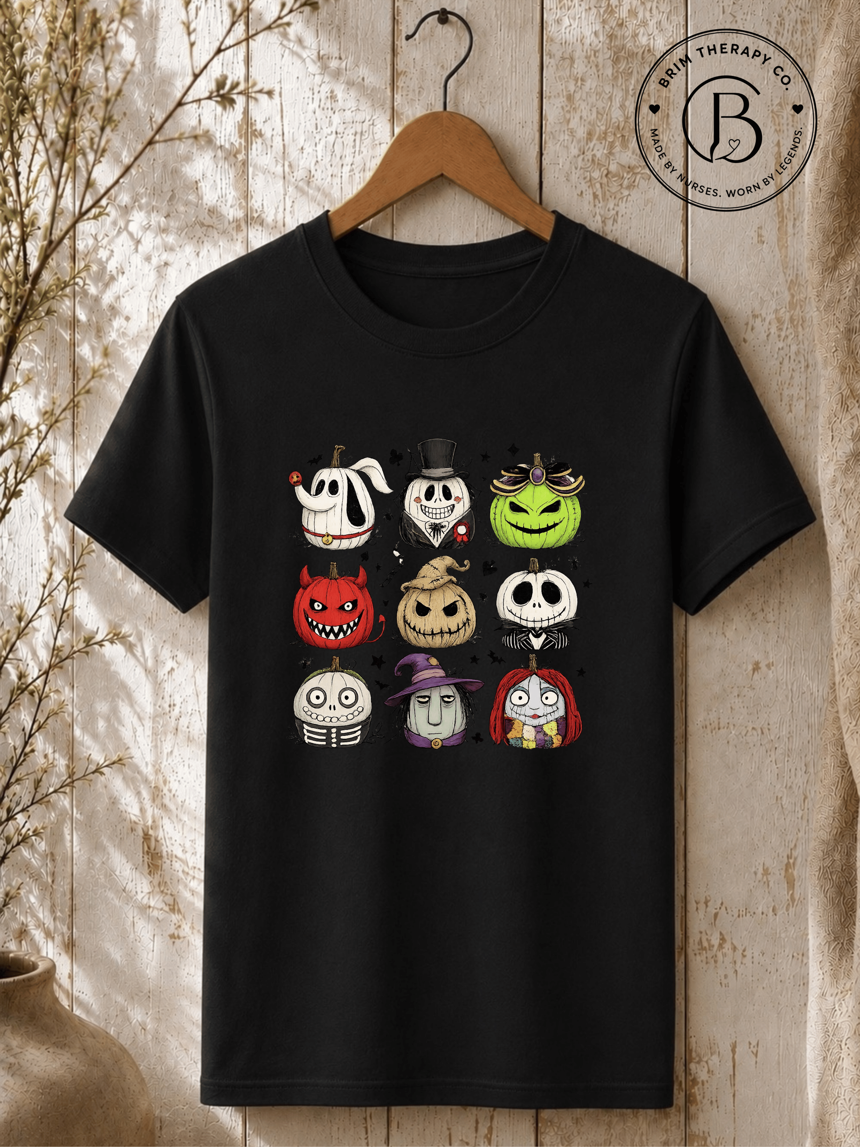 SEHL1033: Pumpkin Town Halloween Character Tee