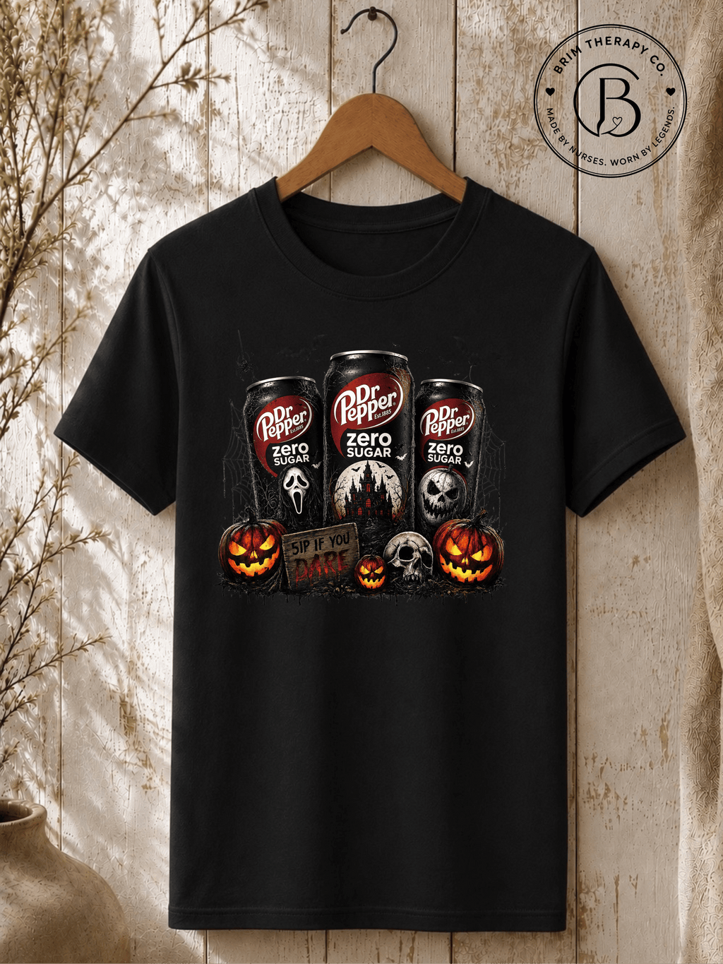 SEHL1031: Sip if you dare Dr. Pepper Zero Halloween Tee