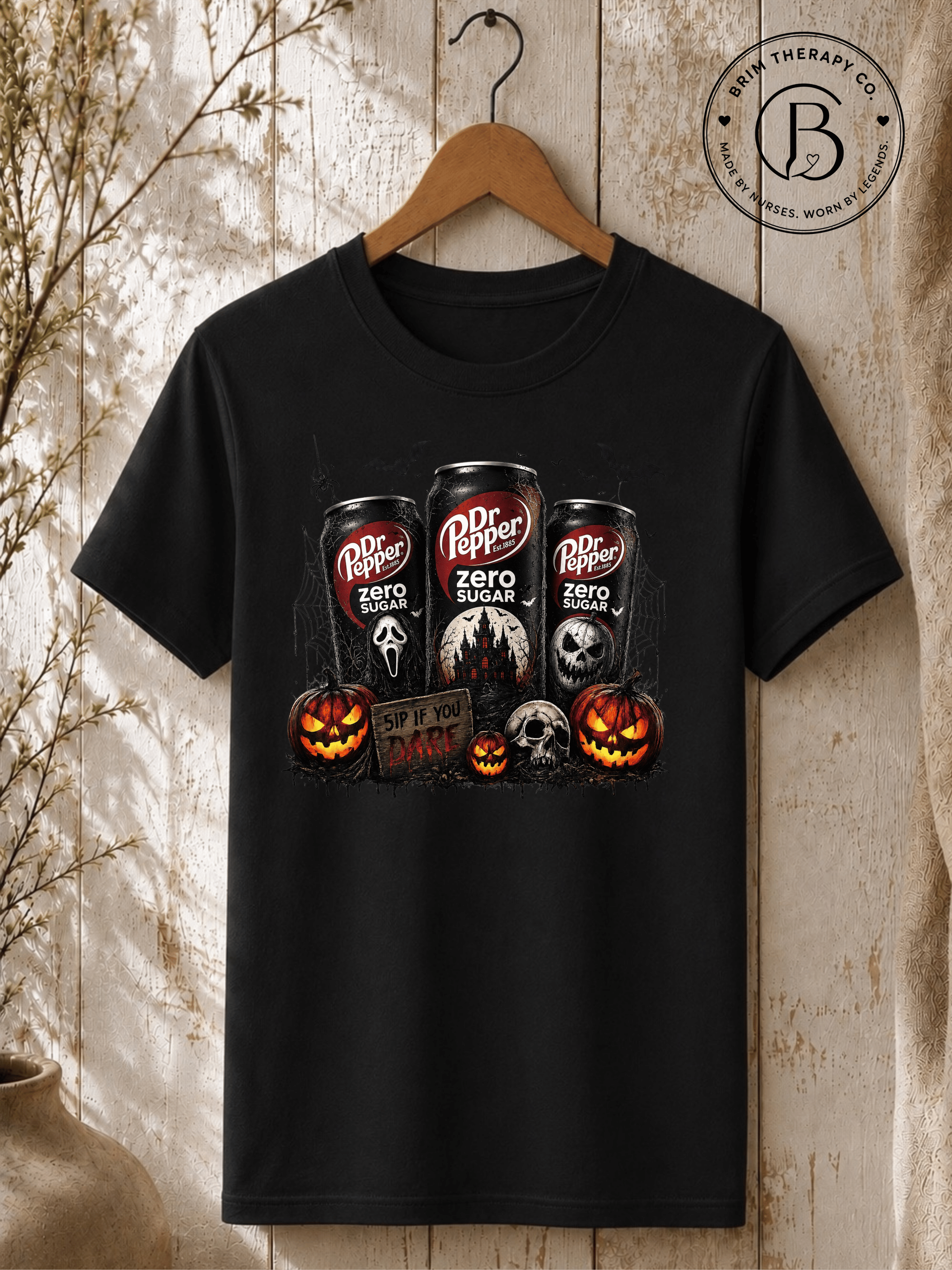 SEHL1031: Sip if you dare Dr. Pepper Zero Halloween Tee