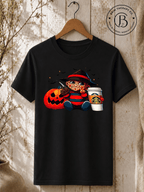 SEHL1039: Nightmare Fuel & Coffee Freddy Halloween Tee