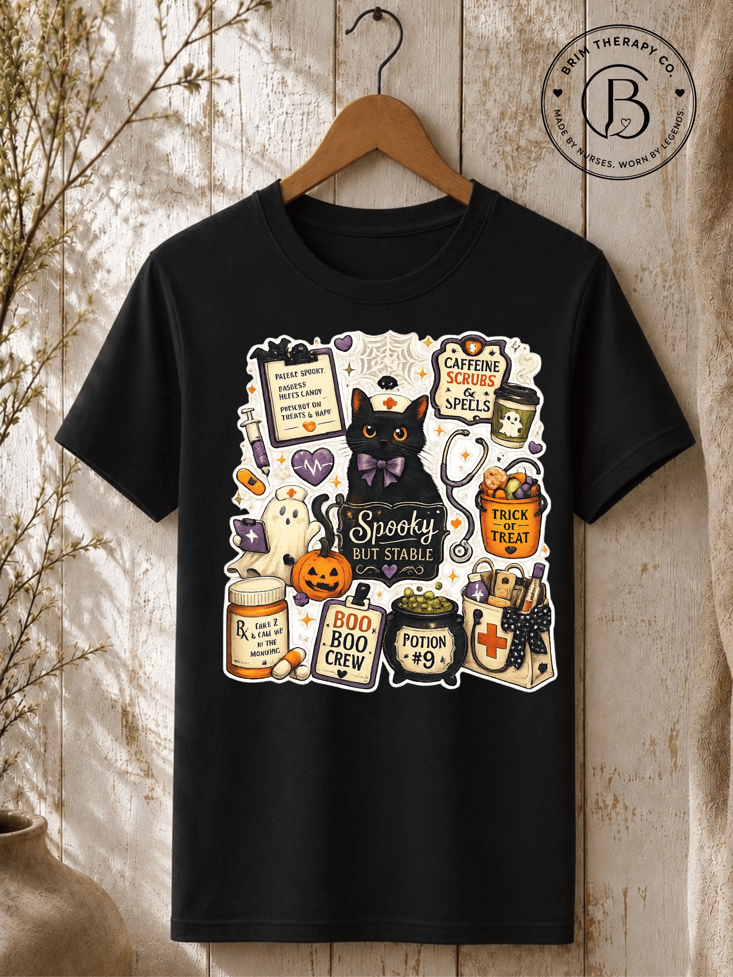 SEHL1025: Spooky but Stable Nurse Tee