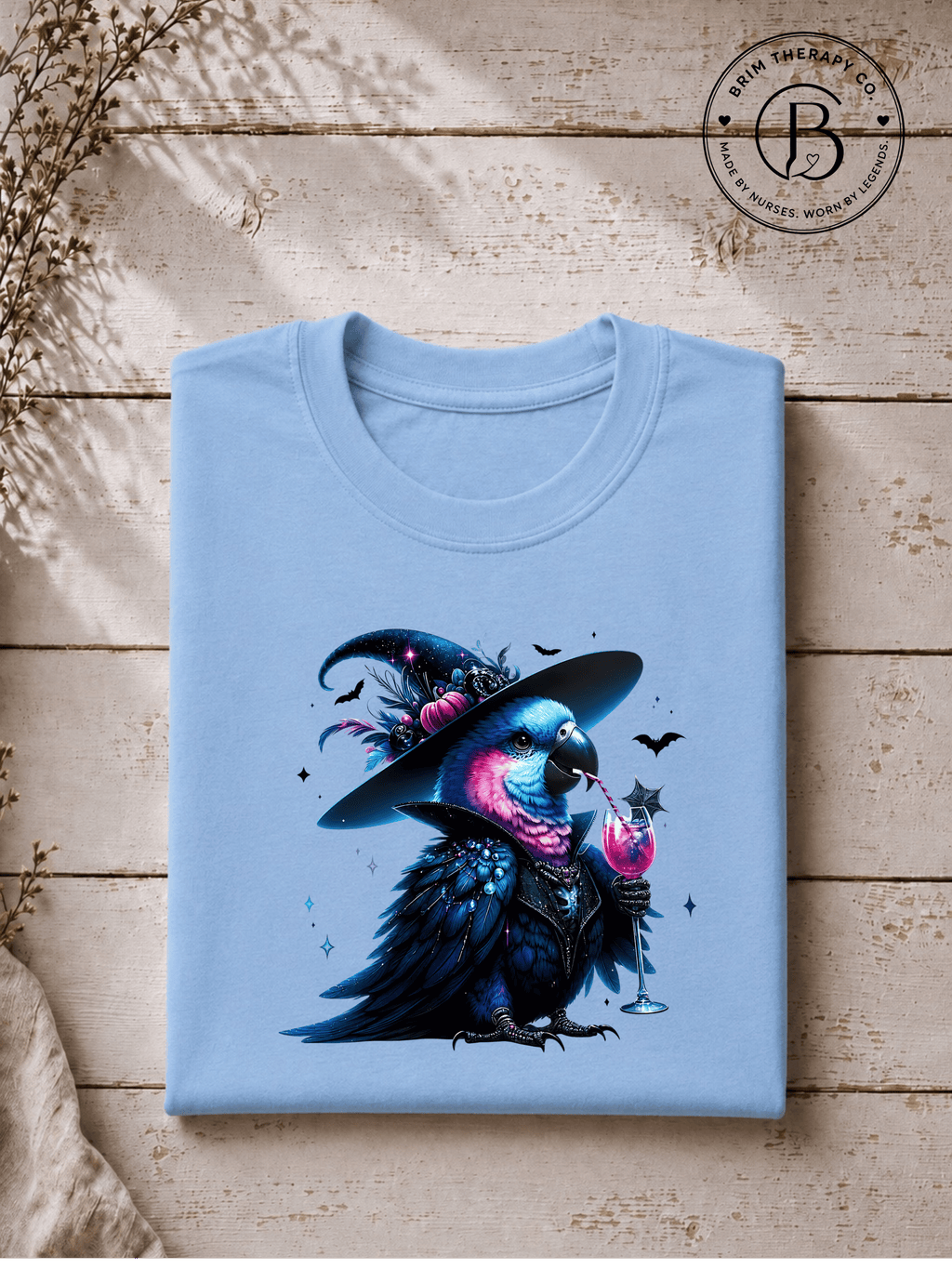 SEHL1034: Witch Better Have My Booze Halloween Parrot Tee