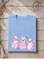 SEHL1007: Pretty Little Boo Crew Nurse Tee