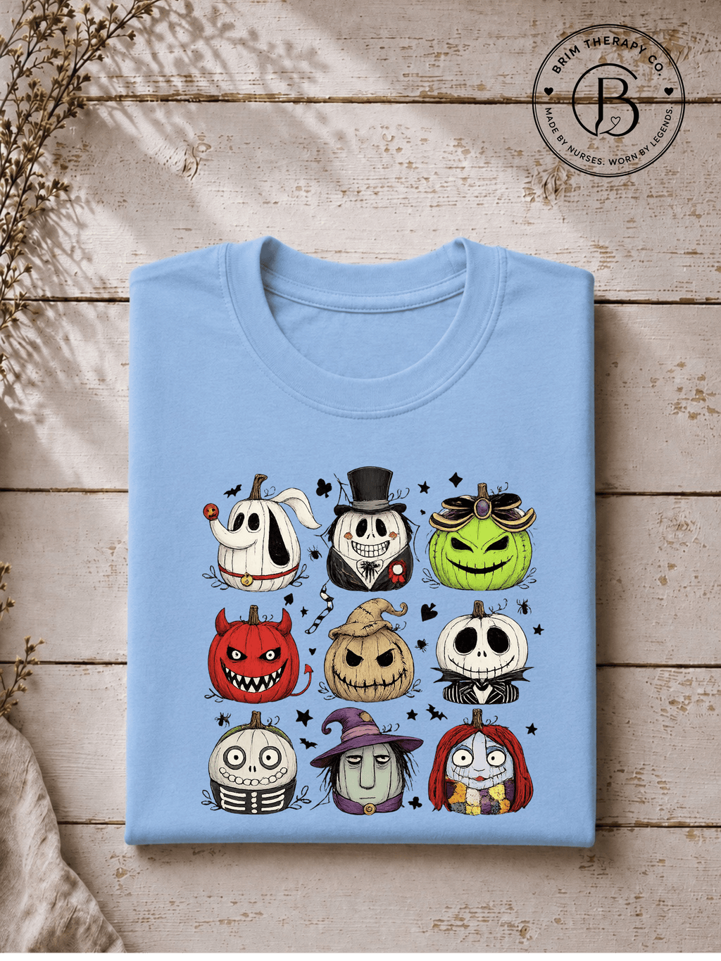 SEHL1033: Pumpkin Town Halloween Character Tee