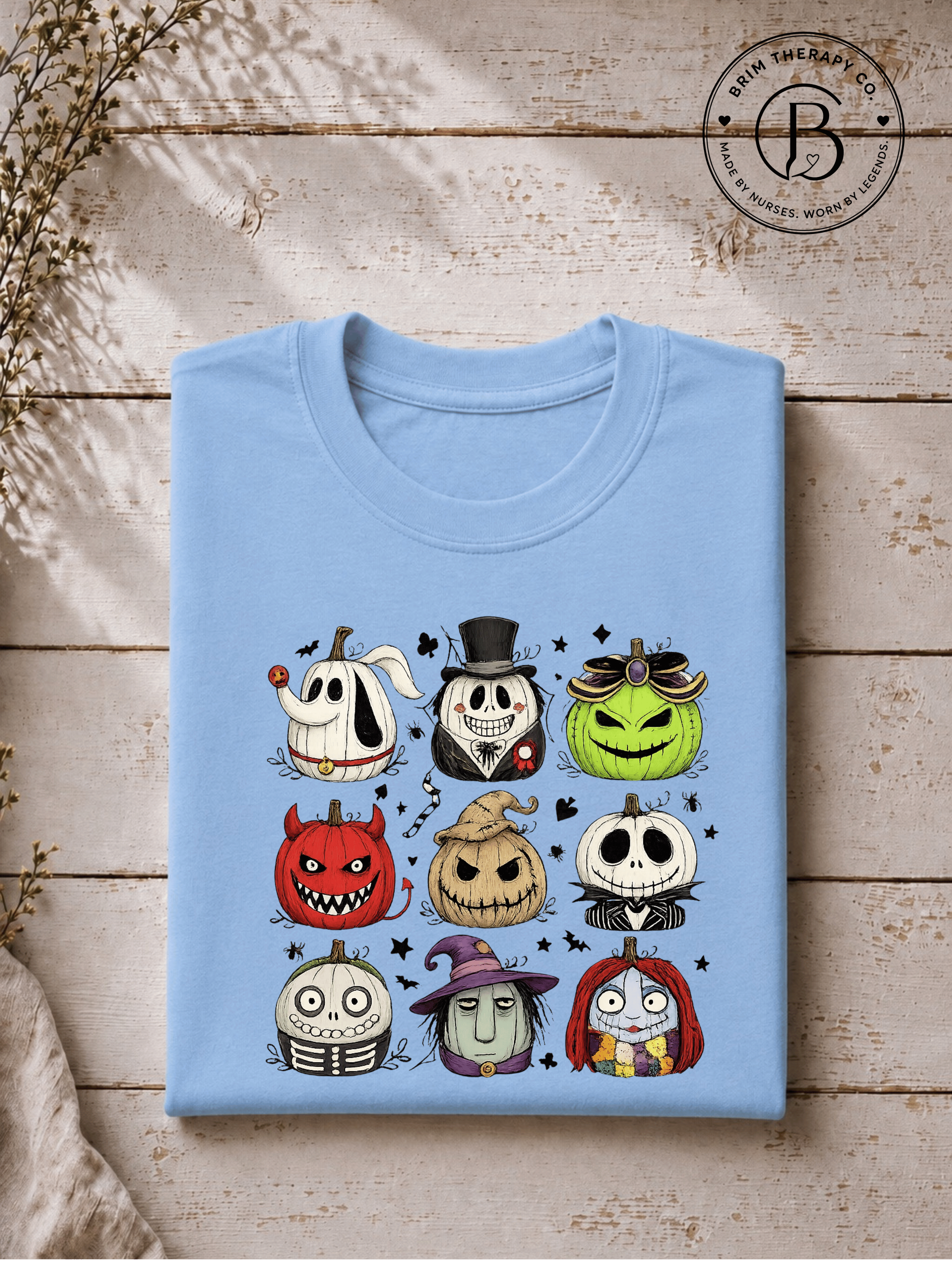SEHL1033: Pumpkin Town Halloween Character Tee