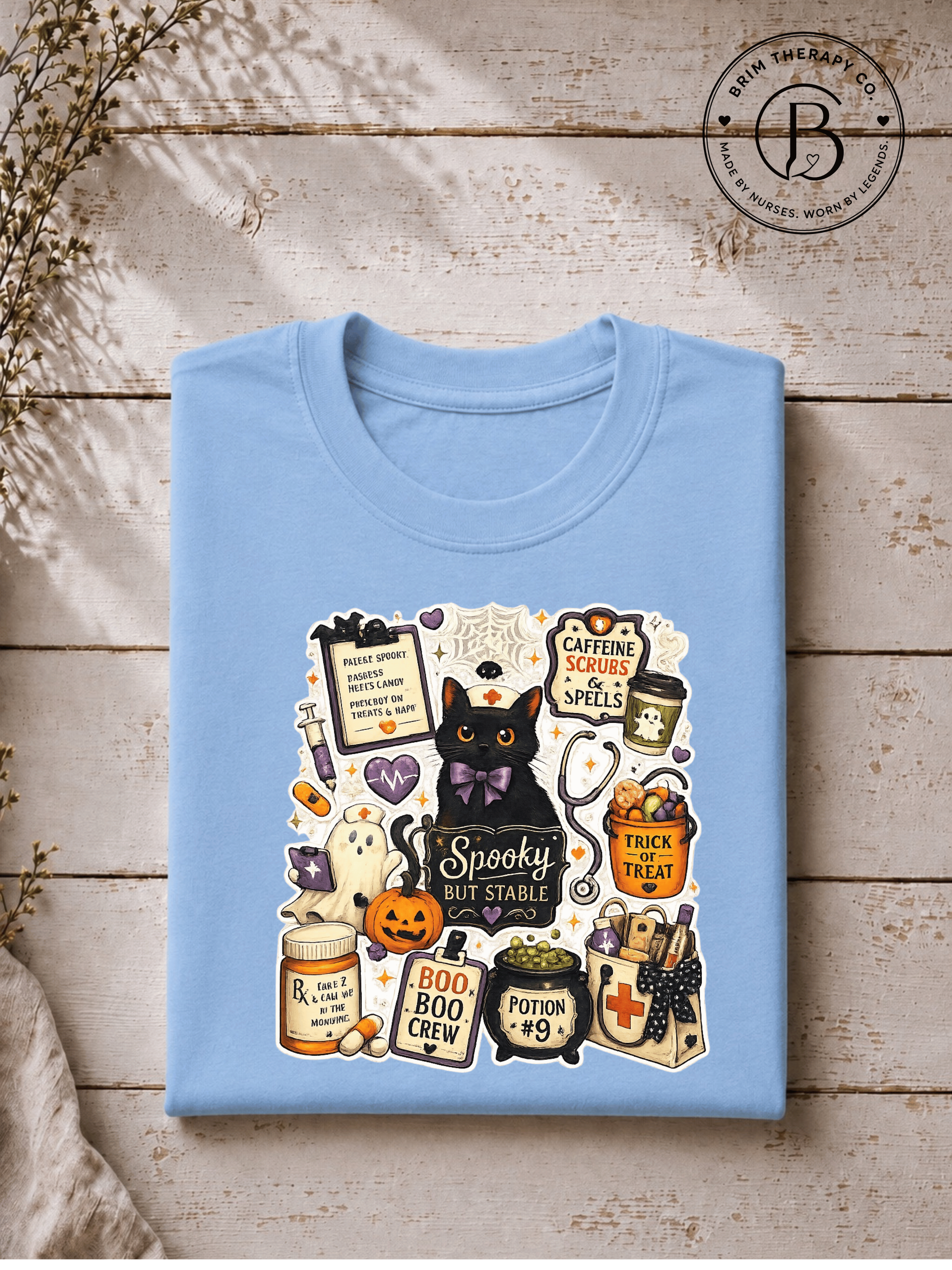 SEHL1025: Spooky but Stable Nurse Tee