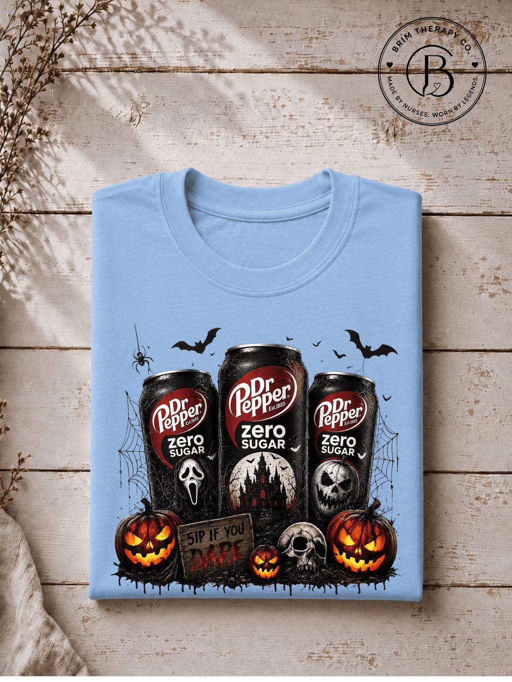 SEHL1031: Sip if you dare Dr. Pepper Zero Halloween Tee