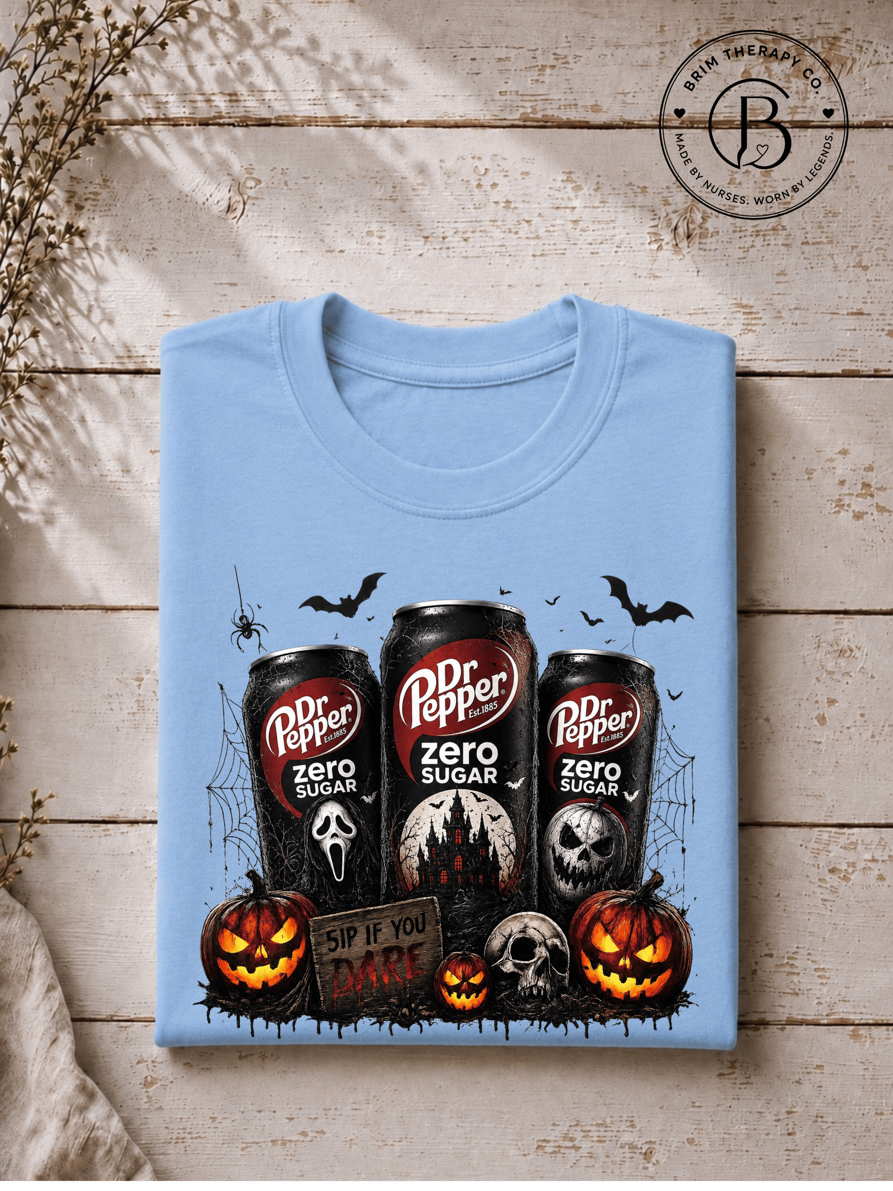 SEHL1031: Sip if you dare Dr. Pepper Zero Halloween Tee