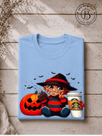 SEHL1039: Nightmare Fuel & Coffee Freddy Halloween Tee