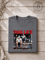 SEHL1036: Thug Life Horror Icons Halloween Tee