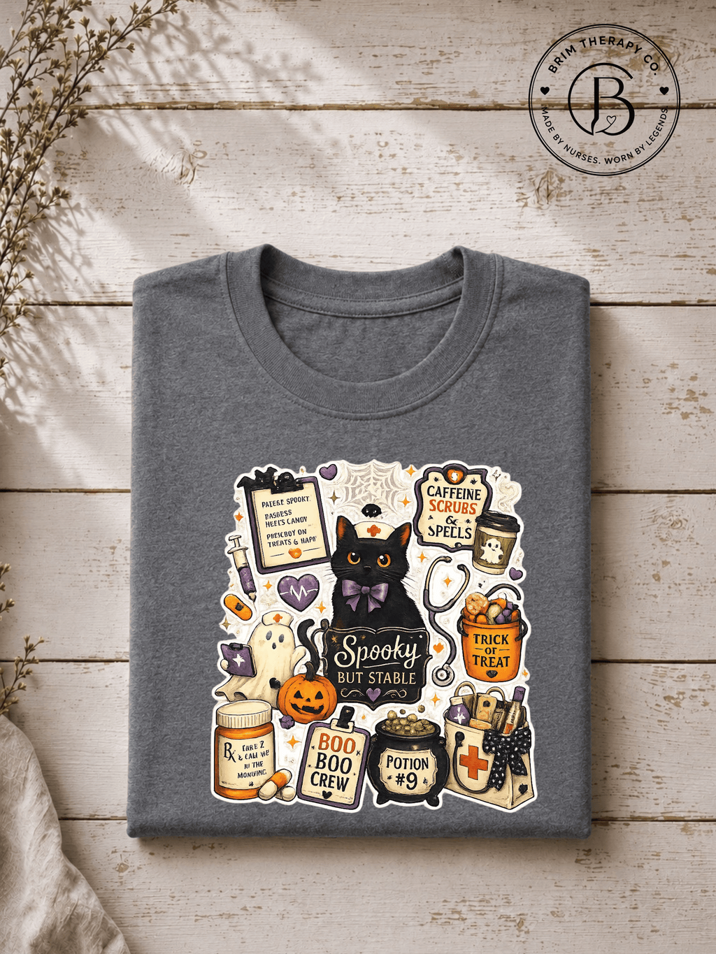 SEHL1025: Spooky but Stable Nurse Tee