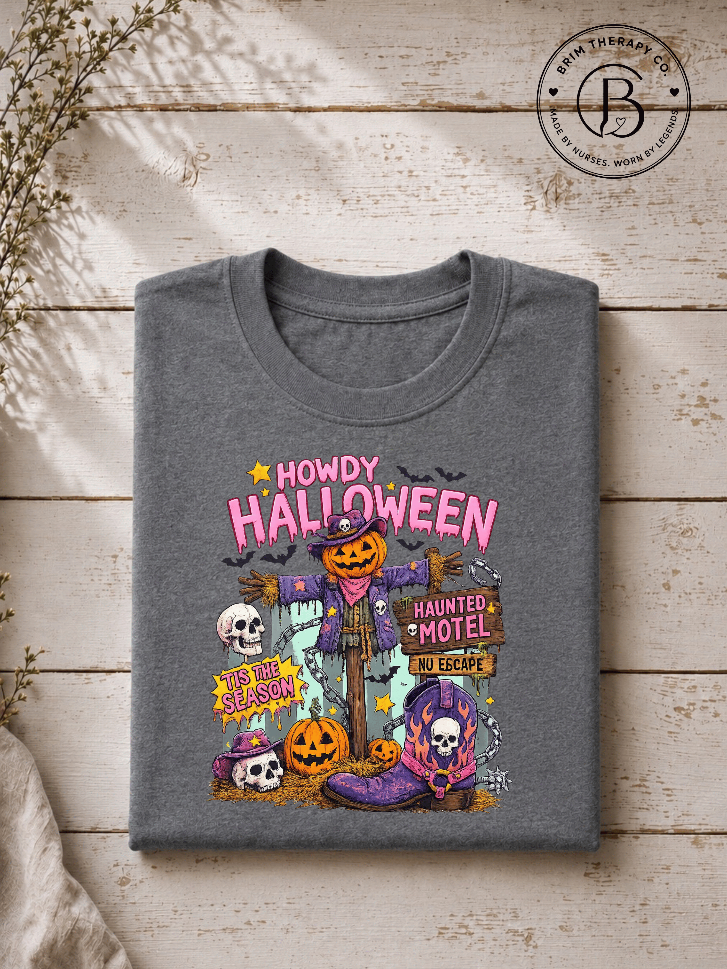 SEHL1016: Howdy Halloween Haunted Motel Tee