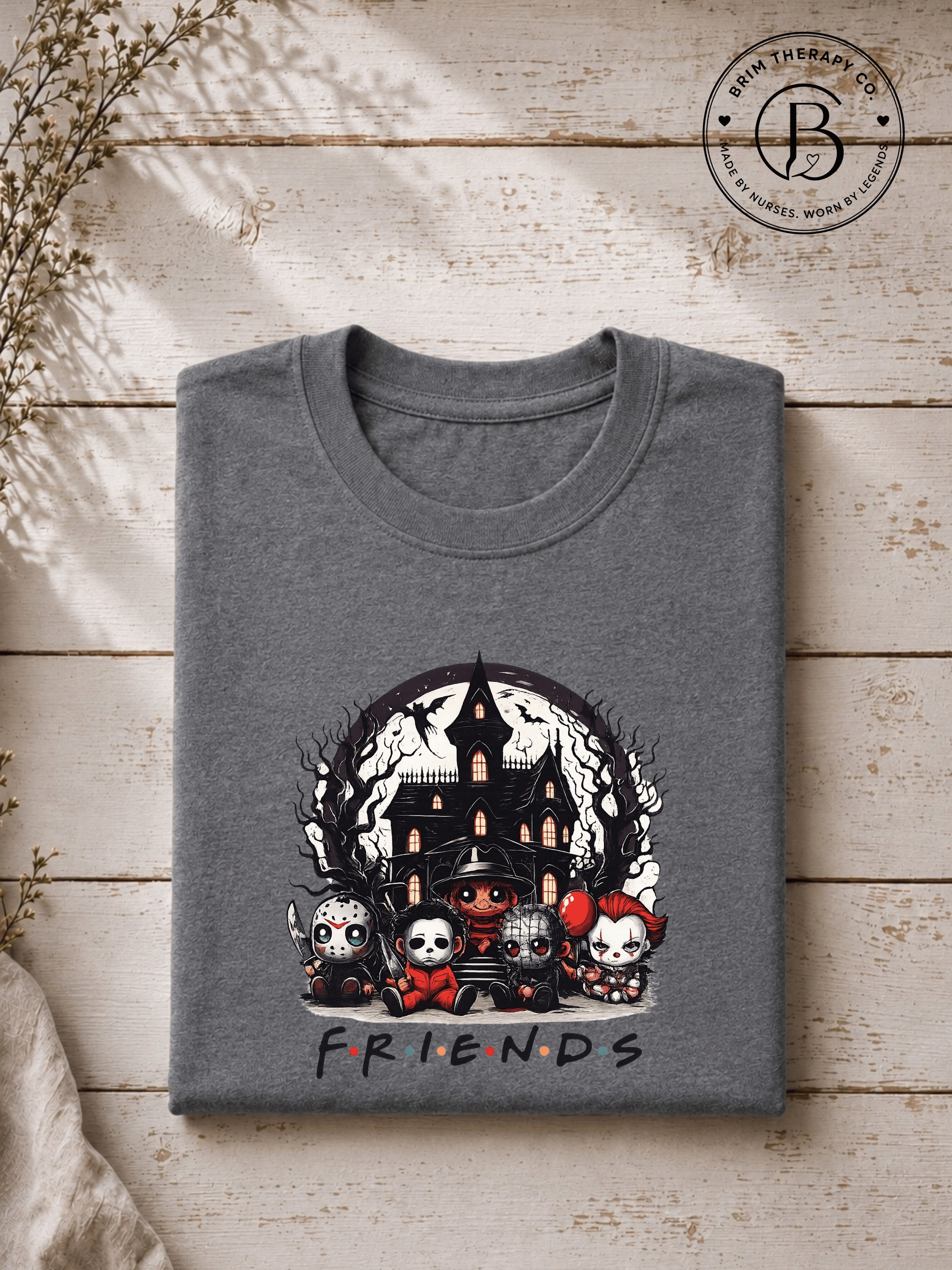 SEHL1017: Friends Til the End Horror Tee