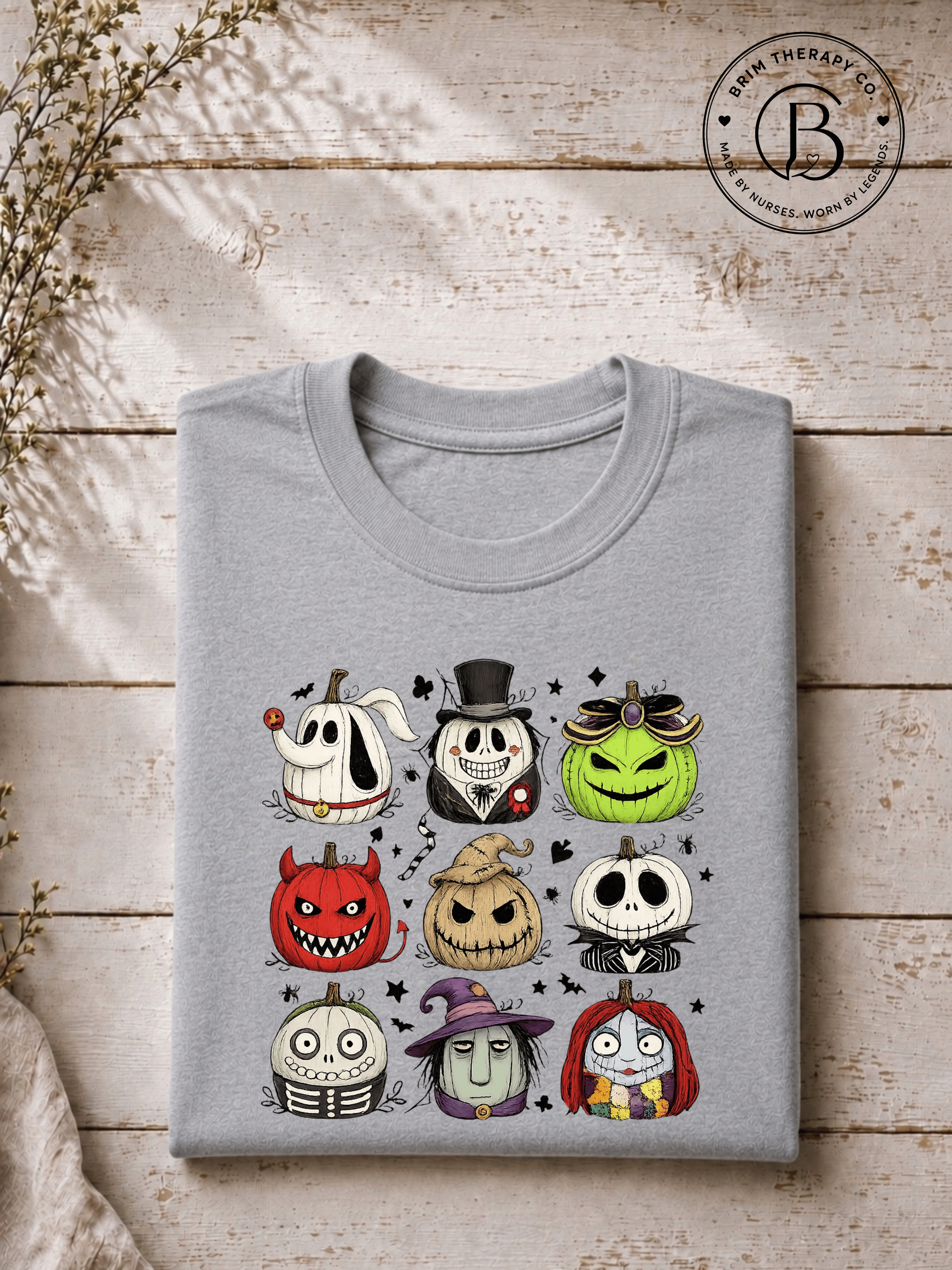 SEHL1033: Pumpkin Town Halloween Character Tee