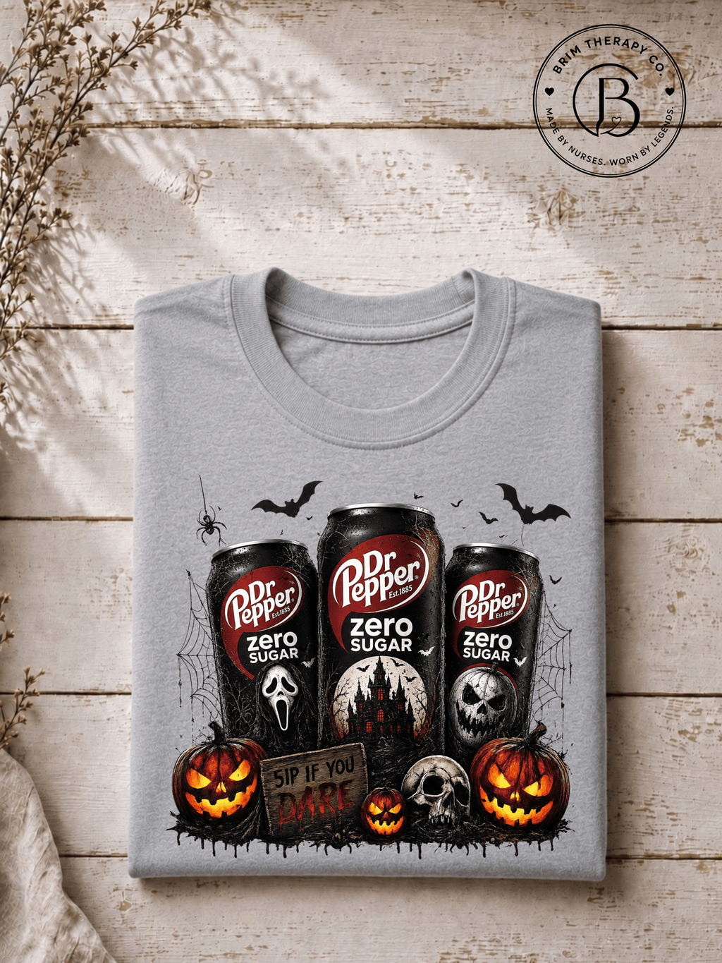 SEHL1031: Sip if you dare Dr. Pepper Zero Halloween Tee
